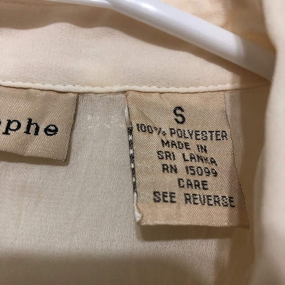 Apostrophe NWT women’s sheer crinkle  top Size S - Picture 2 of 15